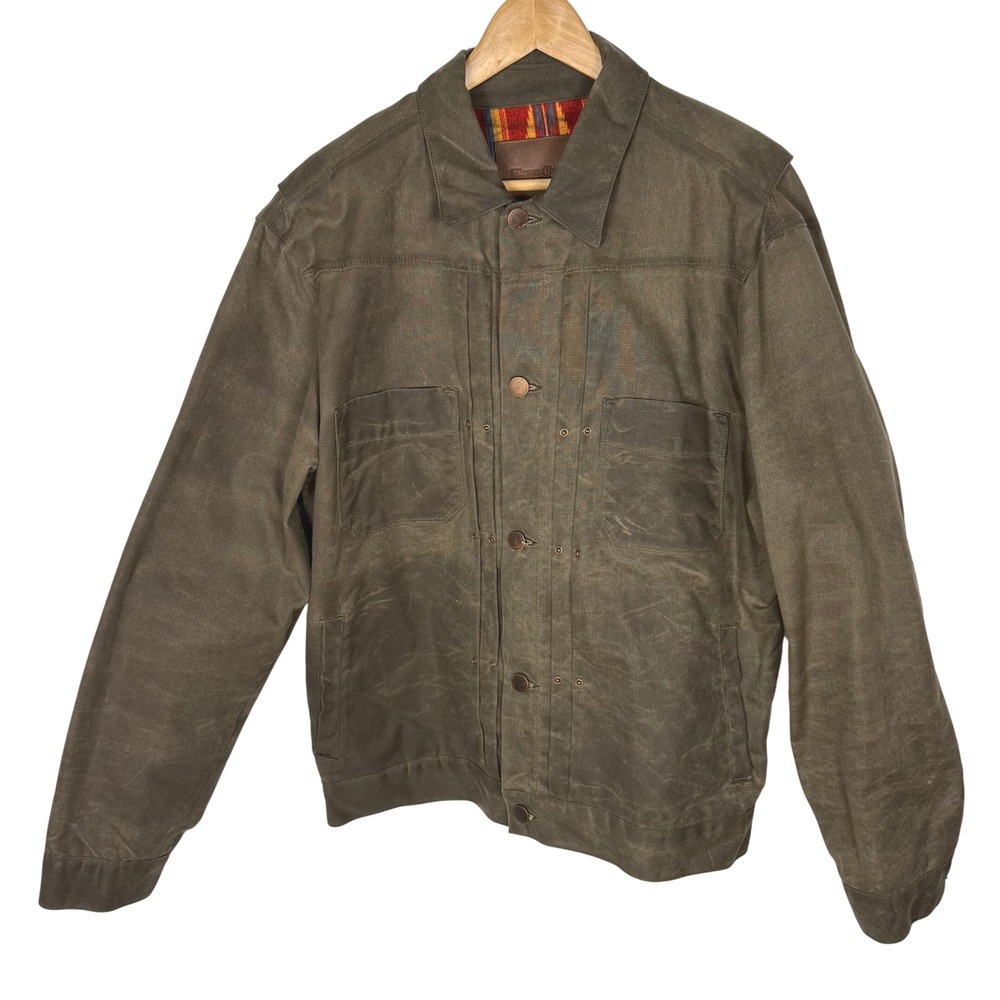 Freenote Cloth RJ-1 Waxed Canvas Riders Jacket Oak XL Dutton Yellowstone Gorp